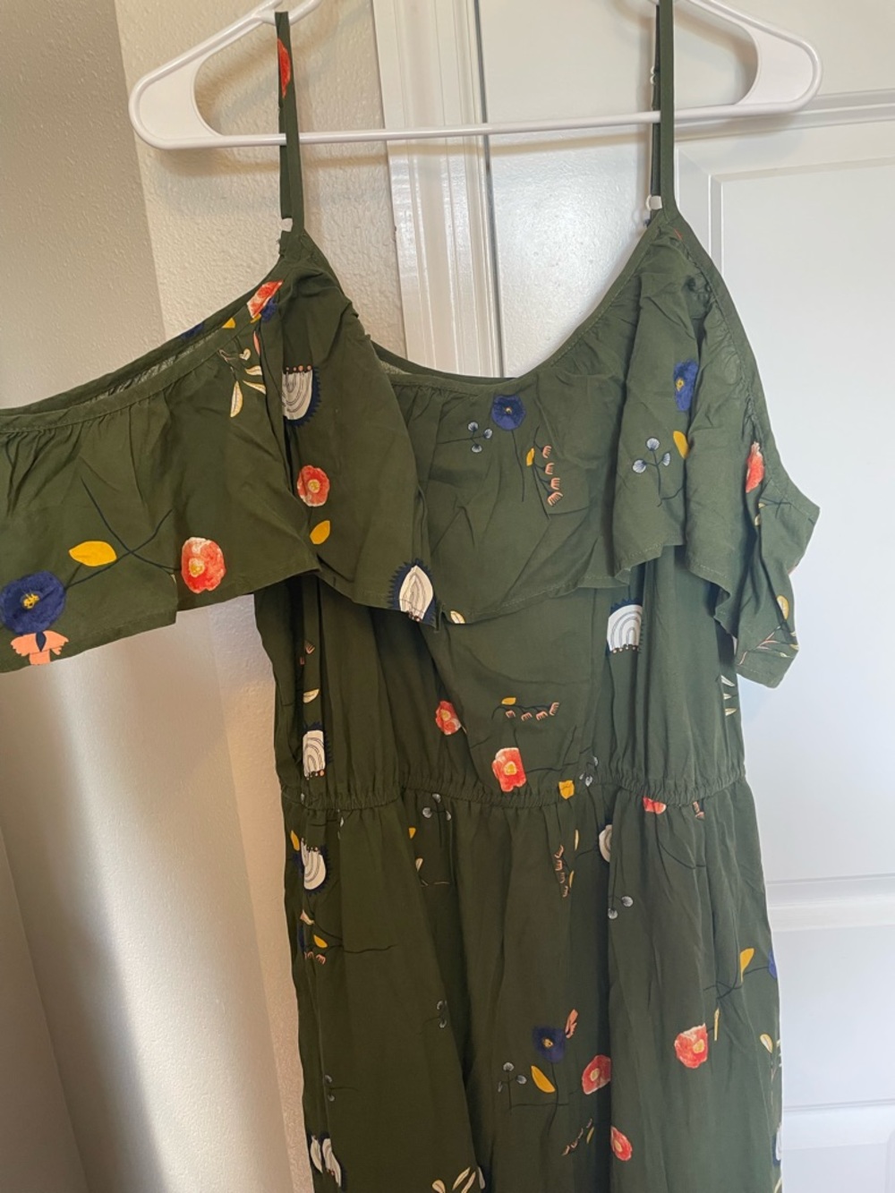 ANA A New Approach Hanna Floral Cold Shoulder Maxi Dress Women’s XL NWT - Picture 3 of 8